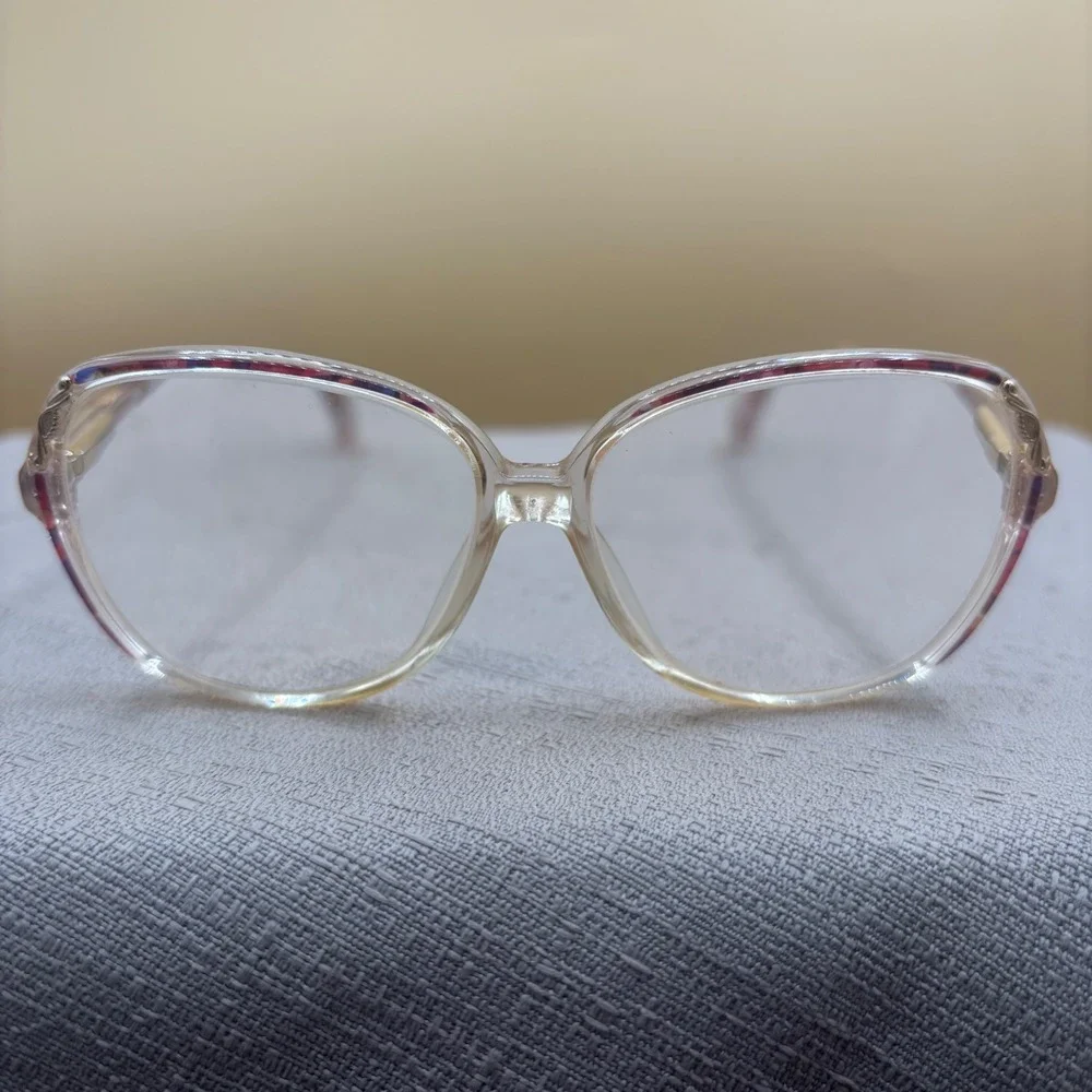 Blue Ribbon‎ for Marchon Orchid Clear Purple Tortoise Eyeglass Frames BR 3 130